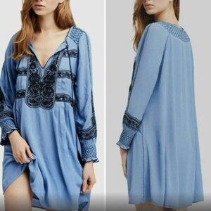 Free People Wind Willow Embroidered Dress/Tunic